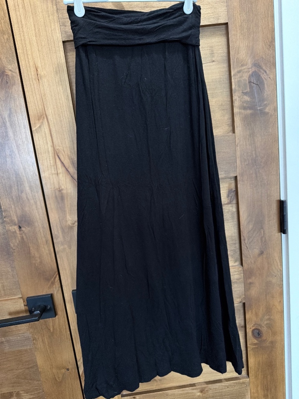 Black maxi skirt